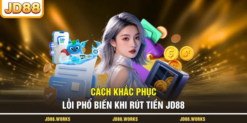 Cách khắc phục lỗi phổ biến khi rút tiền JD88